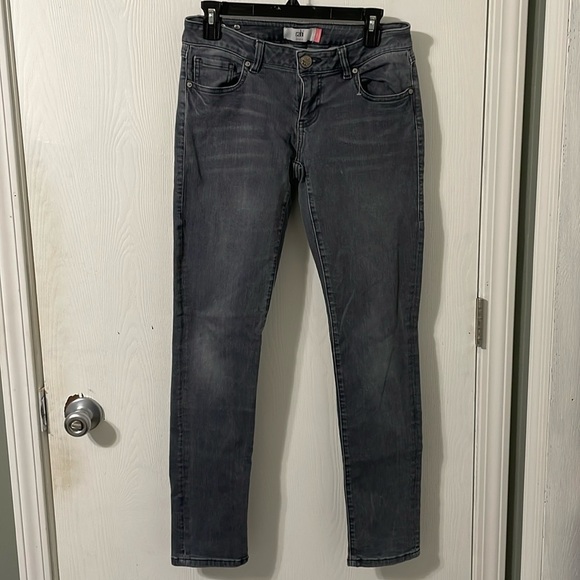 CAbi Pants - CAbi Slim Boyfriend Gray Wash Jeans Size 2